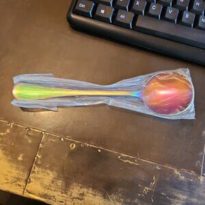 NEW Rainbow stainless steel spoon